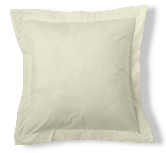 Funda de cojín 50-50 crema cojín 55x55 con pestaña