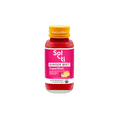 Sol-ti GINGER BEET SuperShot glass bottle with a bright pink front label, in light background.