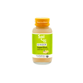 Sol-ti GINGER SuperShot Glass Bottle with a bright green front label, in light background.