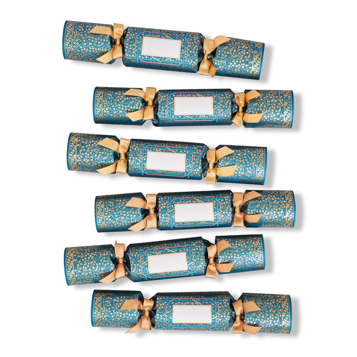 "Golden Ivy" Place Name Luxury Christmas Crackers luxury Christmas crackers by Chase and Wonder, hand-rolled in Cheshire