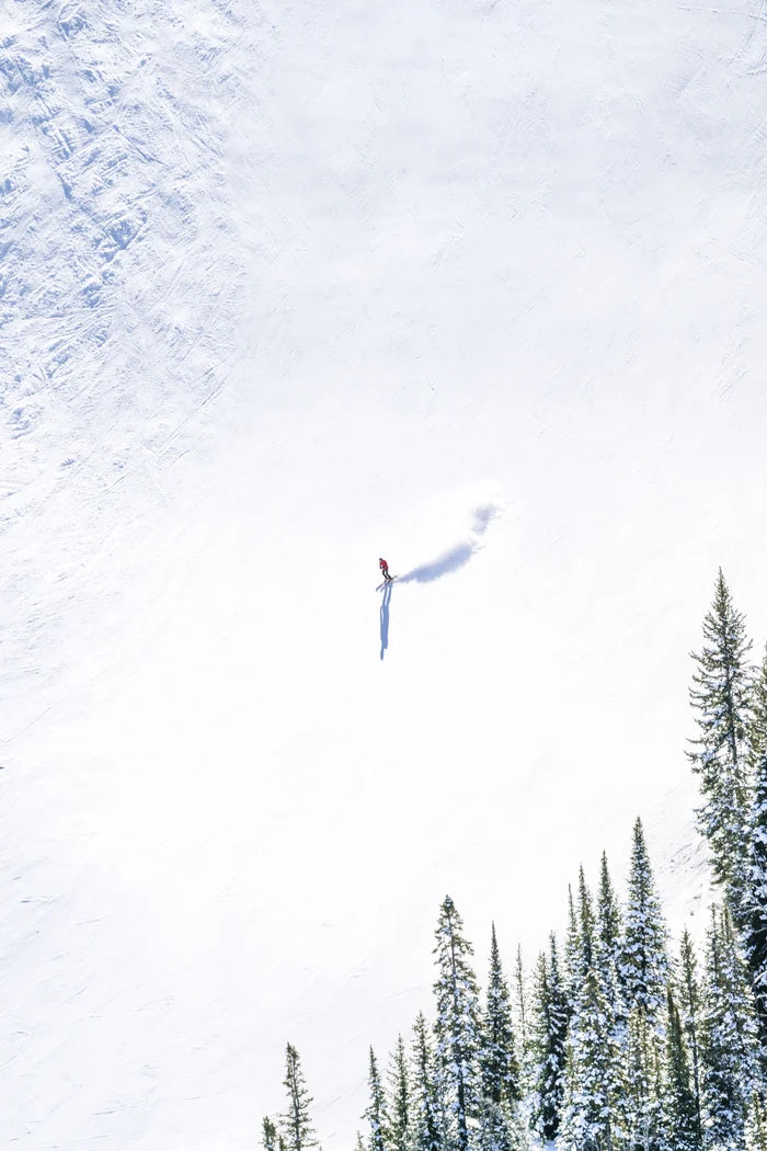 Gray Malin- Runaway Skier, Big Sky, Montana