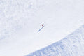 Gray Malin- The Skier, Lone Mountain, Big Sky, Montana