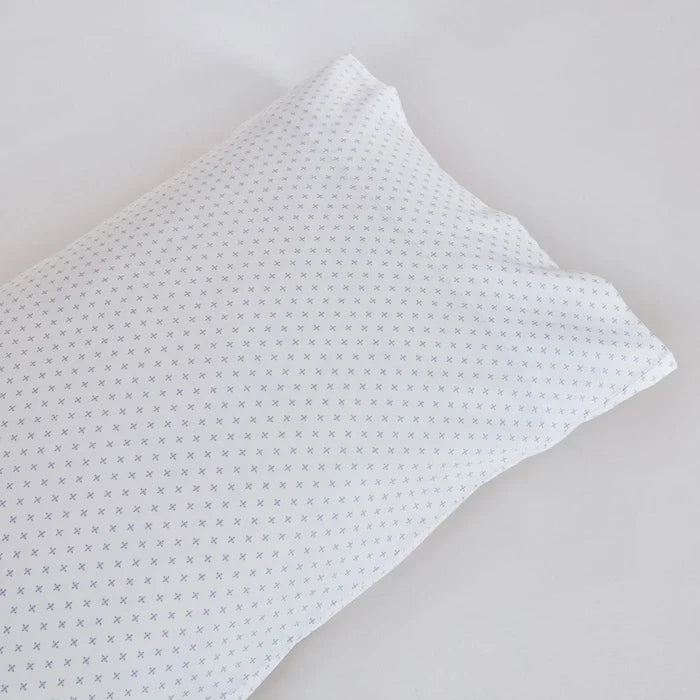 Grey Criss Cross Sheet Set