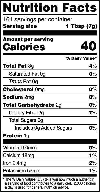 Ground Golden Flax Seeds