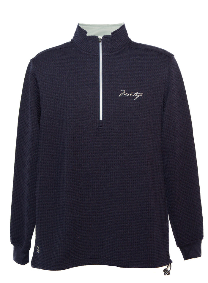 Indigo 1/4 Zip Optic Pullover