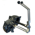 Jeep D-20 "full size" Wagoneer, Cherokee, J-series P/U, Commando/Jeepster  Stainless Steel Twin-stick Shifter W/boot  P/N D20J/JJ