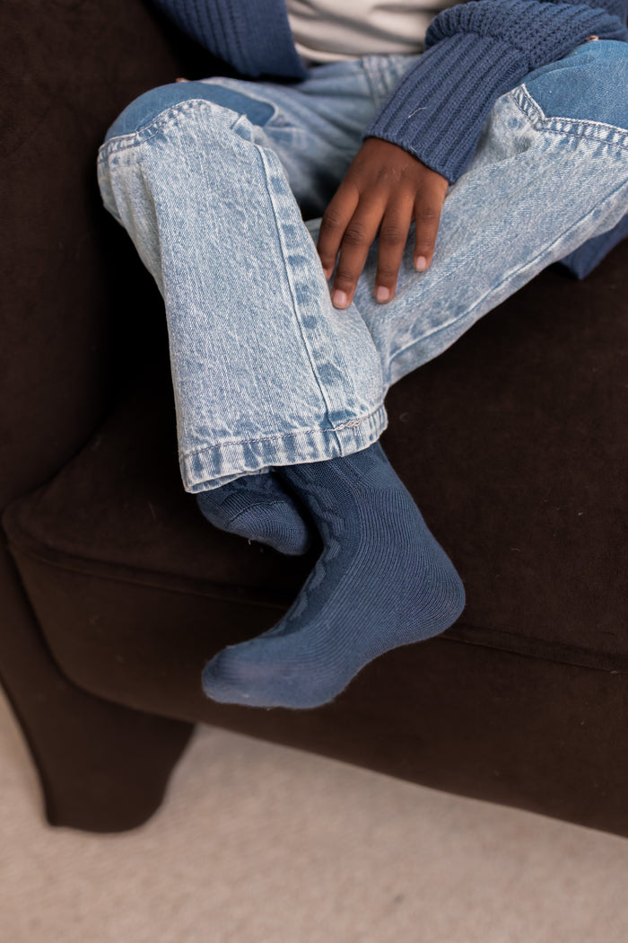 Knee High Socks in Oxford