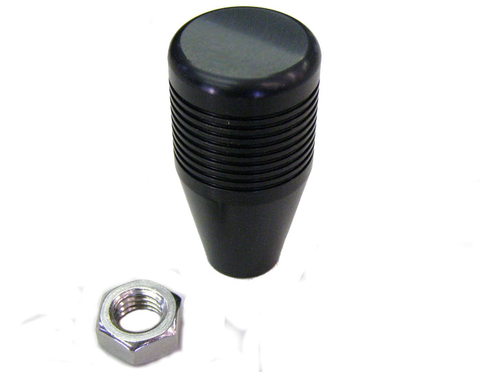 Knob, Billet Aluminum Doubler Shifter, Black, Blank