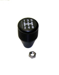 Knob, Billet Aluminum Transmission Shifter, Black, 5-speed
