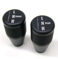 Knobs, Billet Aluminum Twin-stick Shifter, Black,  Laser Etched