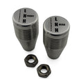 Knobs, Raw Billet Aluminum, Twin-stick Shifter