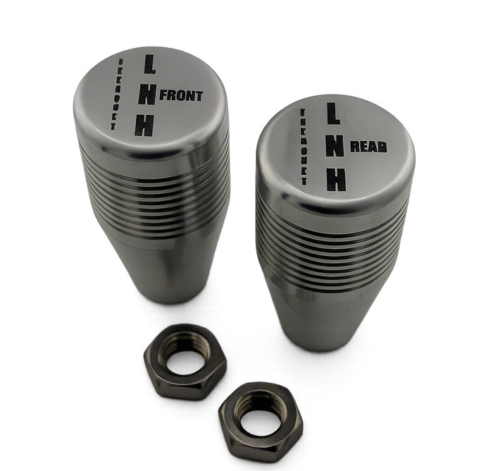 Knobs, Raw Billet Aluminum, Twin-stick Shifter