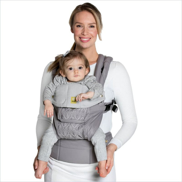 Lillebaby Complete Embossed Carrier inÂ LuxeÂ PewterÂ (GreyÂ w/Gold)