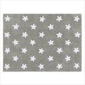Lorena Canals Washable Rugs Grey Stars White