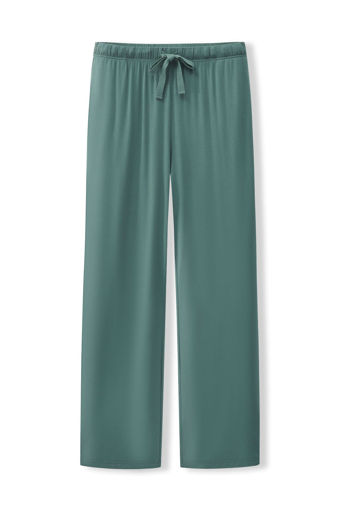 Men's Lounge Pants in Pine on a white background
