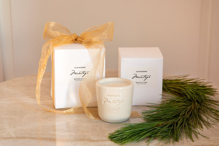 Montage Exclusive Clean Luxury Ceramic Candle - Marché Ultime (Deluxe 227g)