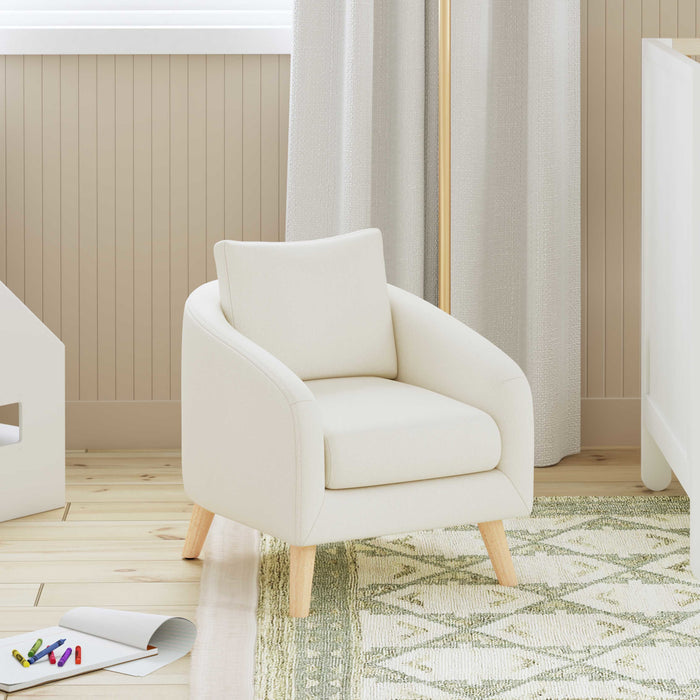 Vanilla with Light Wood Feet