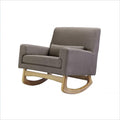 Nurseryworks Sleepytime Light Legs Rocker in Hazelnut Weave Fabric