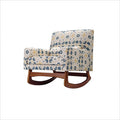 Nurseryworks Sleepytime Walnut Legs Rocker in Limited Edition Bazaar in Spring
