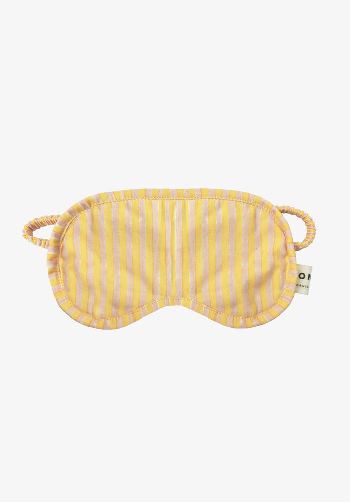 Organic Cotton Eye Mask - Custard