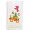 Pink Geranium: Dishtowel / -