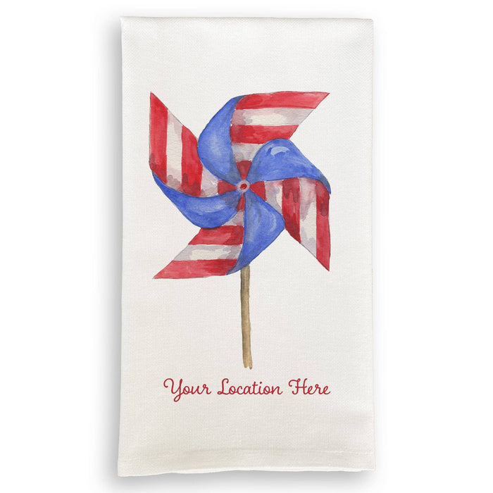 Pinwheel with Location: Dishtowel / -