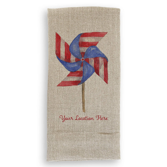 Pinwheel with Location: Dishtowel / -