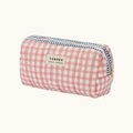 Quilted Barrel Case - Gingham Floss