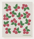 Raspberries Swedish Dishcloth