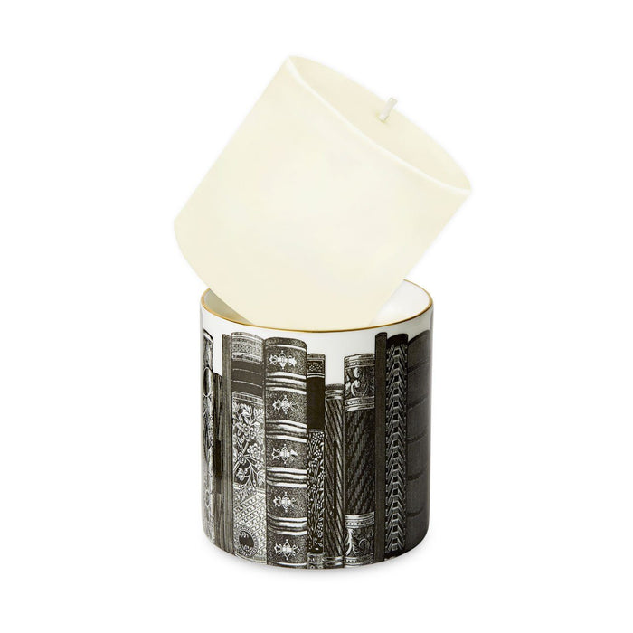 Refill for The Library Ceramic Candle by Chase and Wonder, fine china with 22ct gold