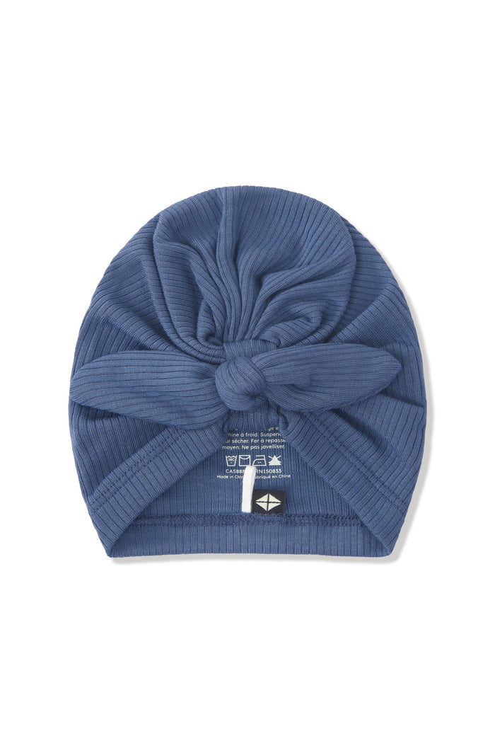 Ribbed Headwrap in Oxford on a white background