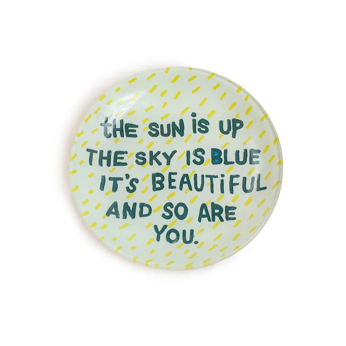Round Decoupage Plate