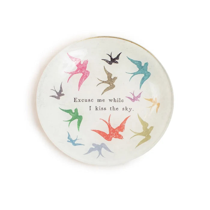 Round Decoupage Plate
