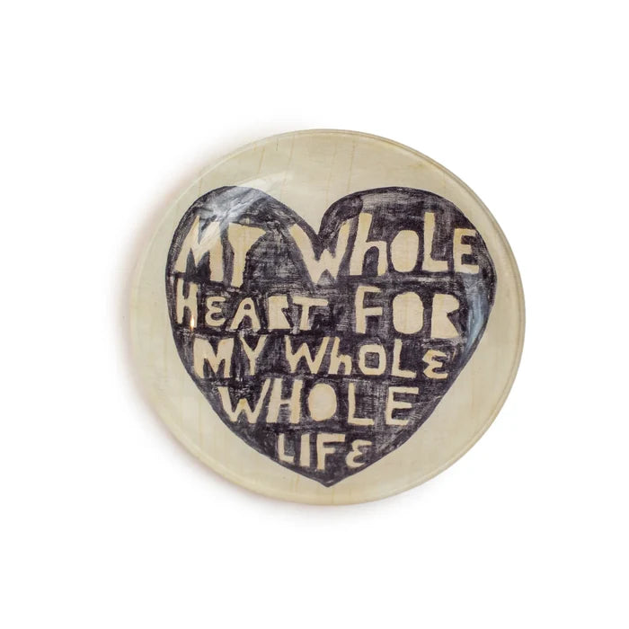 Round Decoupage Plate