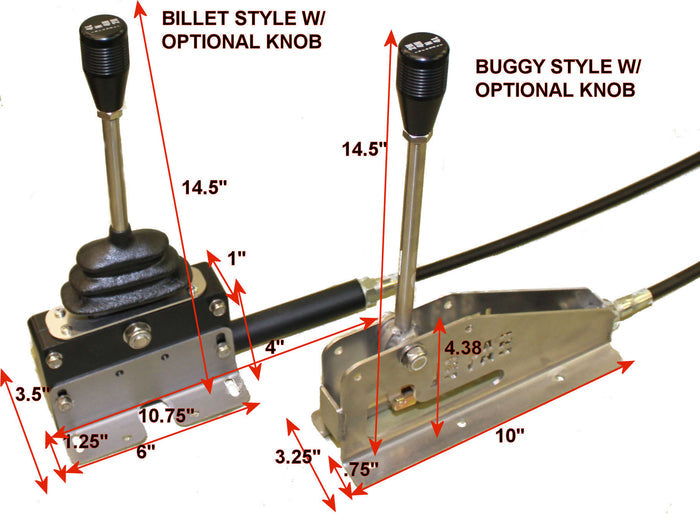 Single Stick Cable Type Transfer Case Shifter