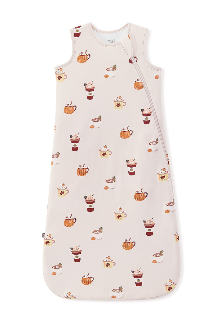 Sleep Bag in Pumpkin Spice Latte 1.0 print on a white background