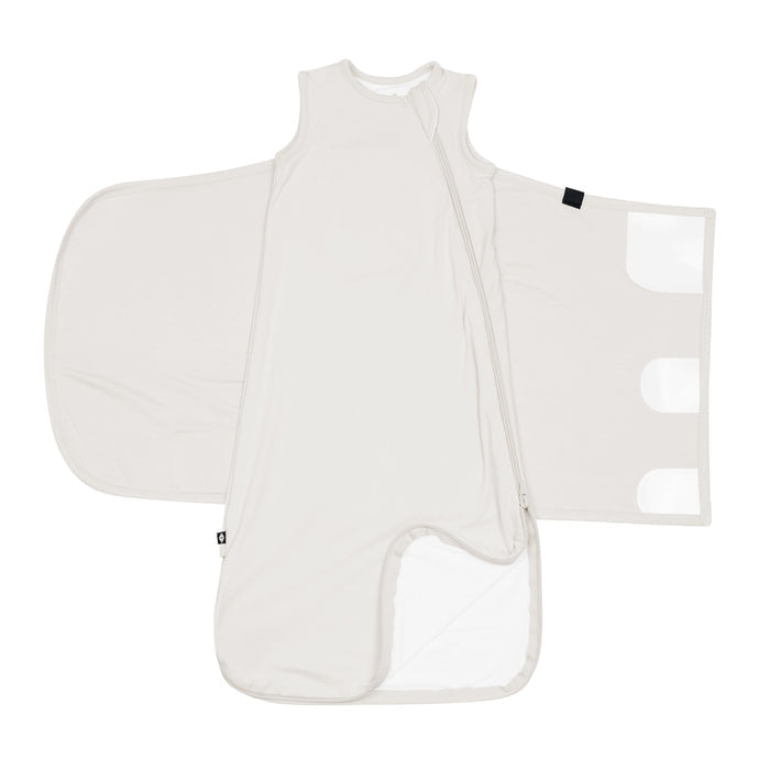 Sleep Bag Swaddler in Oat 0.5  with Dual Zipper