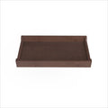 Spot On Square 34" Wide Changing Tray in Walnut Stain