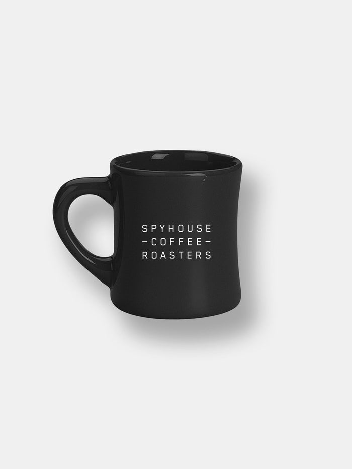 Spyhouse Diner Mug – Black - Spyhouse Coffee Roasters