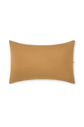 Front Side Standard Pillowcase in Ochre on a white background