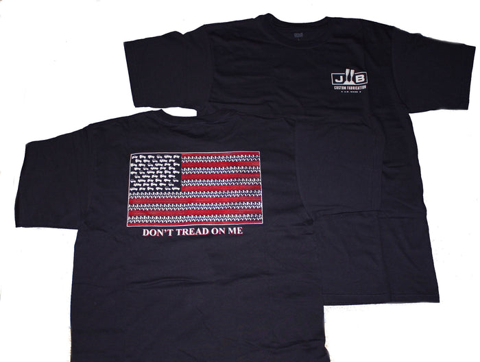 T-Shirt, JB Custom Fabrication "Don't Tread On Me", Logo