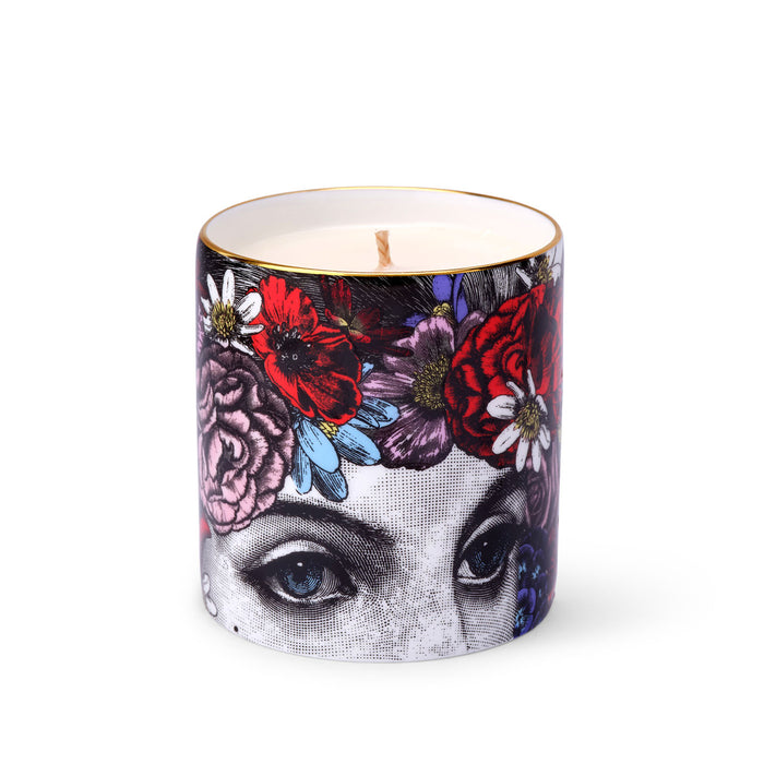 The Flower Lady Special Edition ceramic candle by Chase and Wonder, fine china with 22ct gold