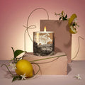 The Tuscan Sunset Trio gift set, contents displayed alongside the luxury gift box