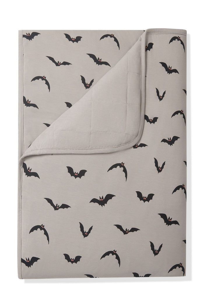 Toddler Blanket in Bats 1.0 print on a white background