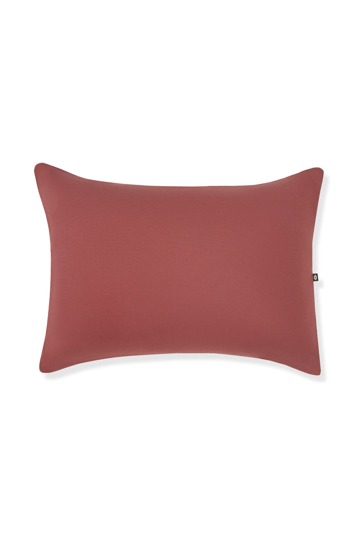 Front side of Toddler Pillowcase in Ember on a white background