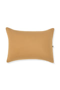Front side of Toddler Pillowcase in Ochre on a white background