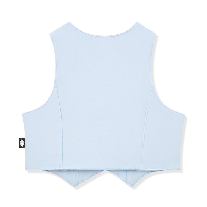 Back of the Tuxedo Vest in Breeze