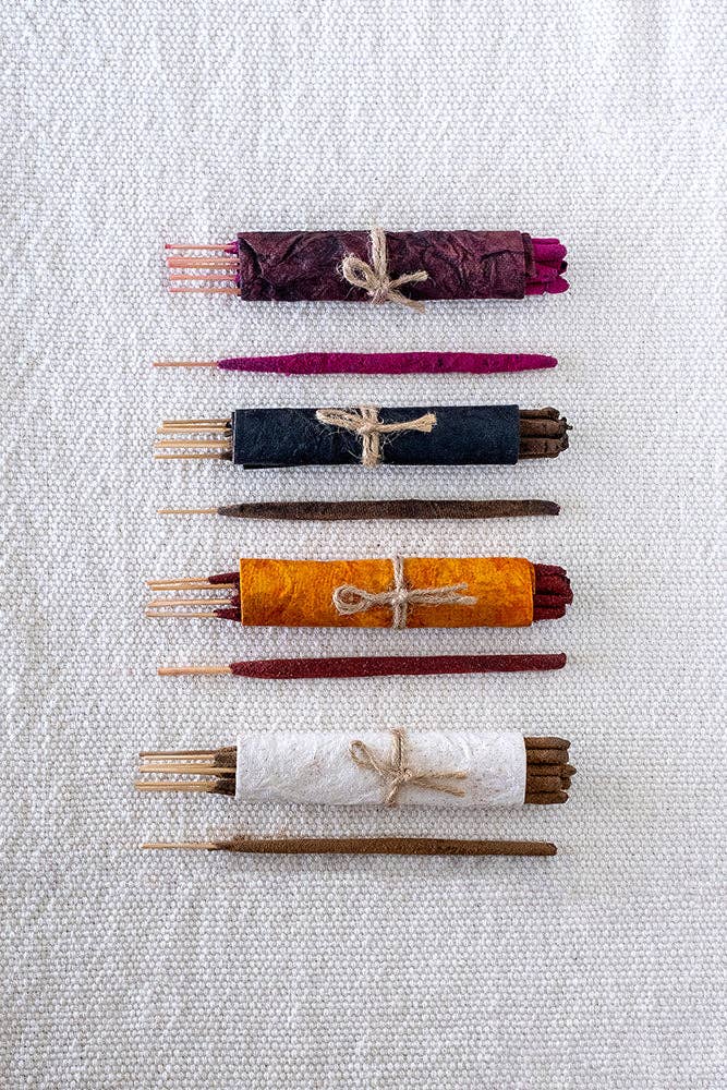 Variety Hand Rolled Incense Bundle - Explore All Scents (4 Pack)