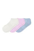 Women's Ankle Socks 3-Pack in Calm on a white background