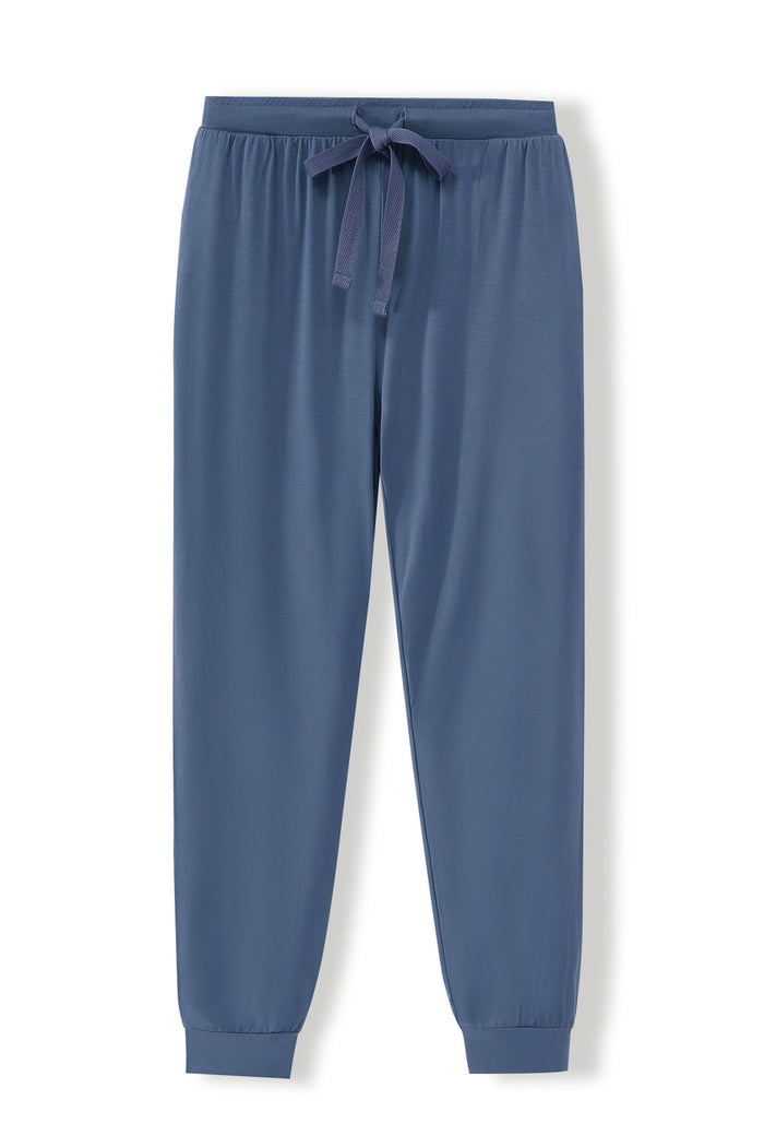 Women's Jogger Pants in Oxford on a white background